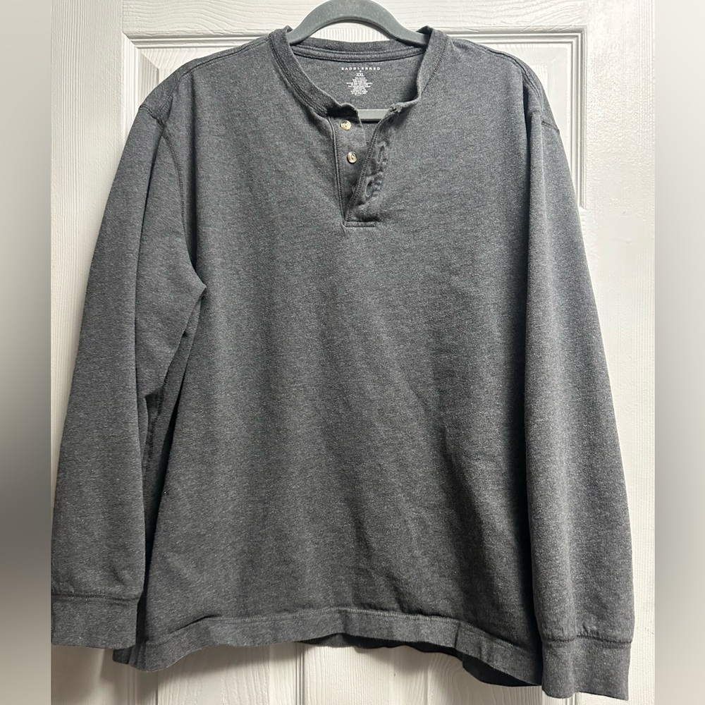 Men’s Saddlebred Henley Shirt Size XXL